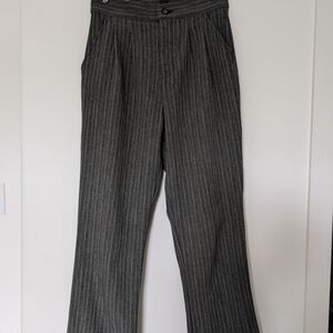 Urban Renewal Gray Dress Pants with Pinstripes